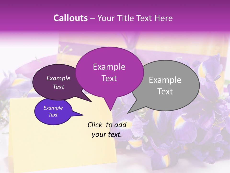 Holiday Ribbon Card PowerPoint Template