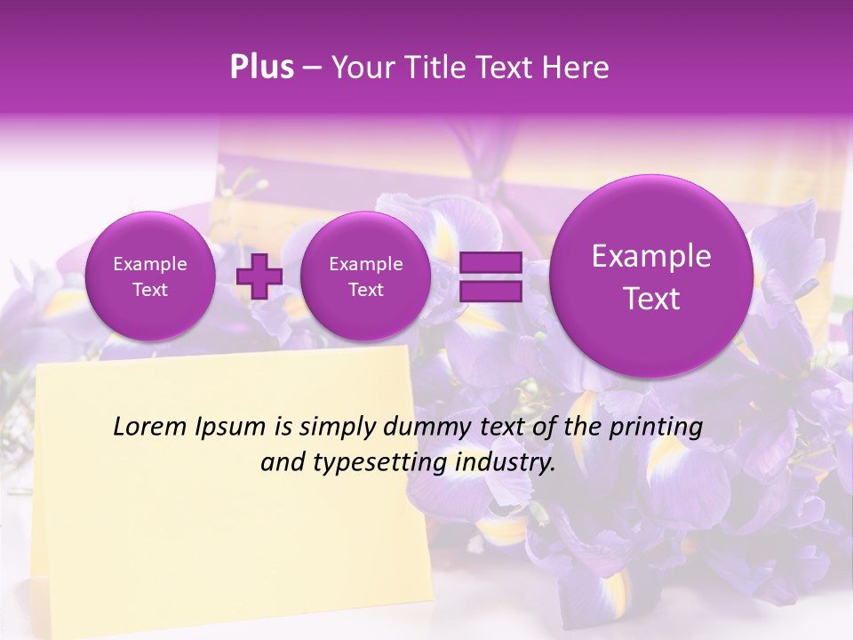 Holiday Ribbon Card PowerPoint Template