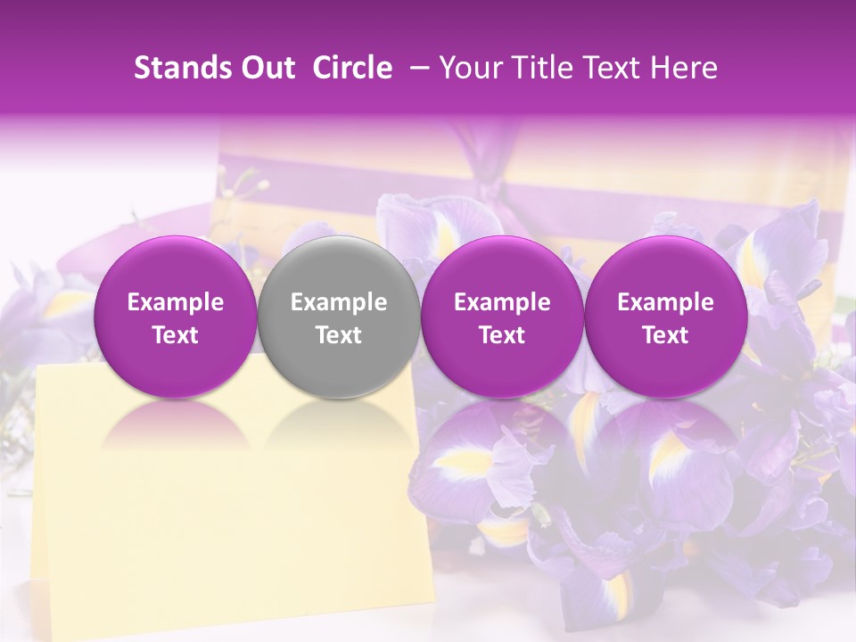 Holiday Ribbon Card PowerPoint Template