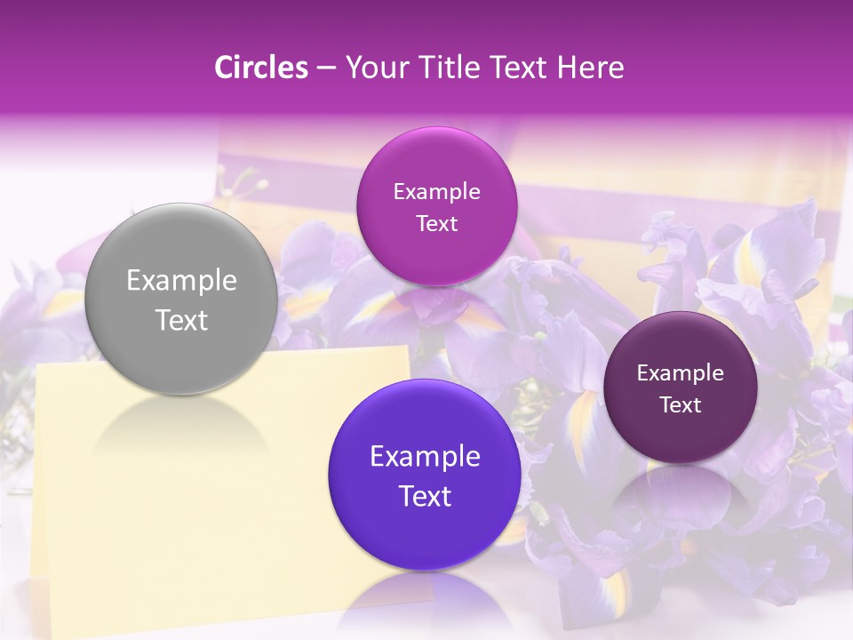 Holiday Ribbon Card PowerPoint Template