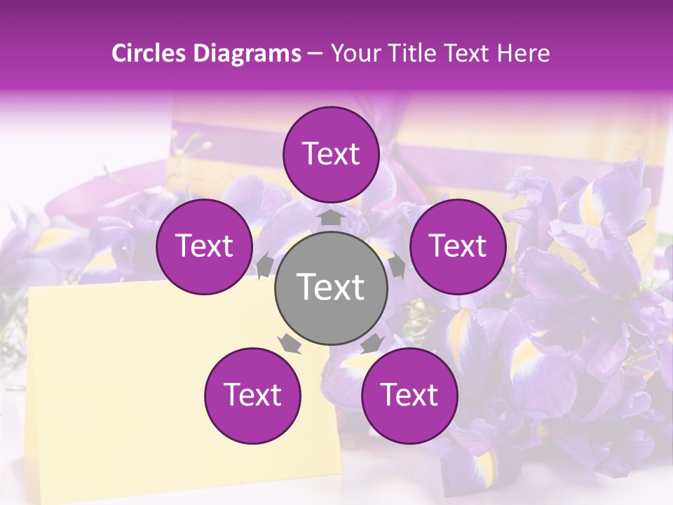 Holiday Ribbon Card PowerPoint Template