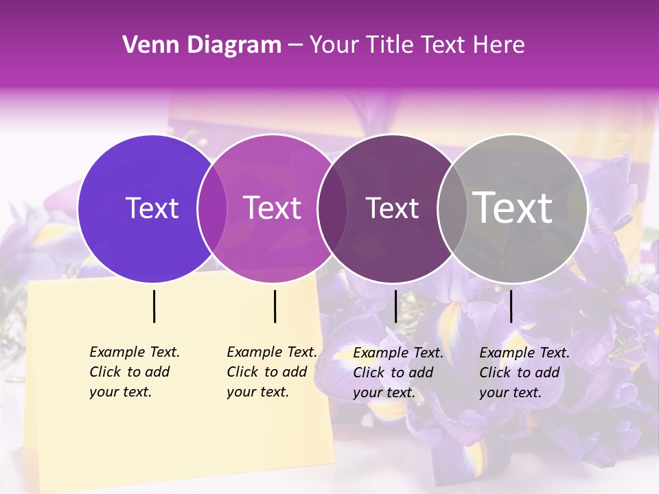 Holiday Ribbon Card PowerPoint Template