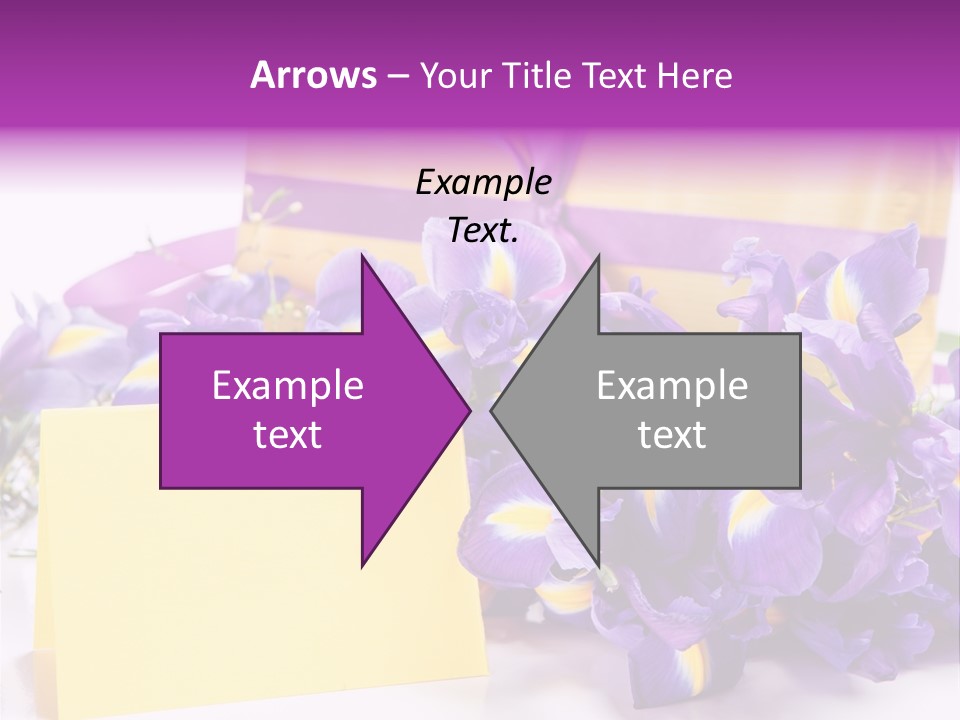 Holiday Ribbon Card PowerPoint Template