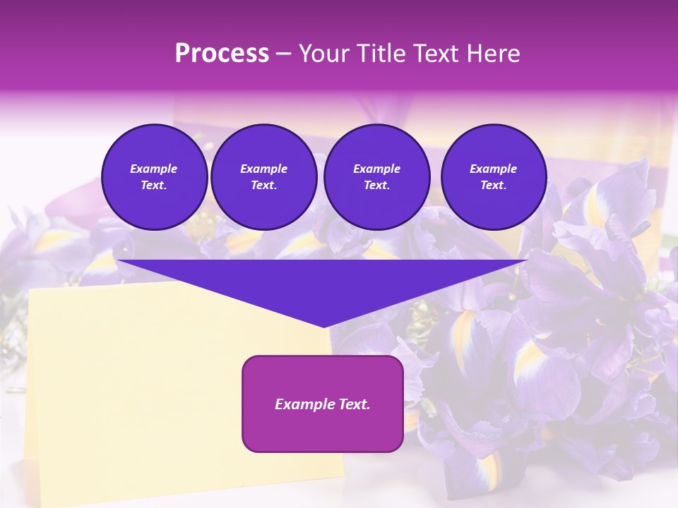 Holiday Ribbon Card PowerPoint Template