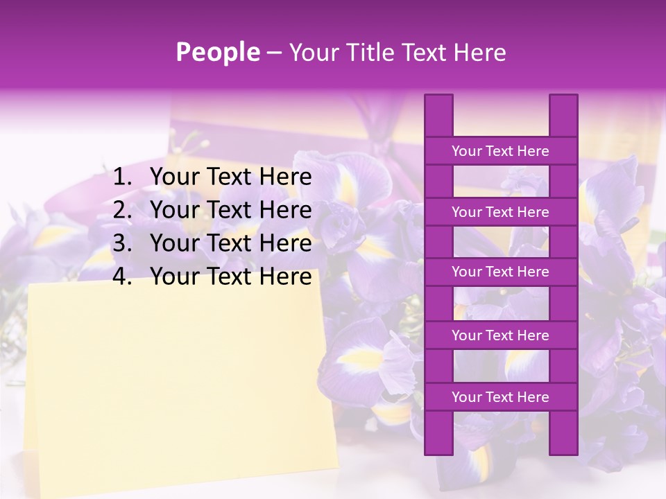 Holiday Ribbon Card PowerPoint Template