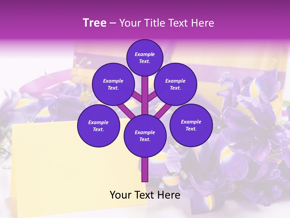 Holiday Ribbon Card PowerPoint Template