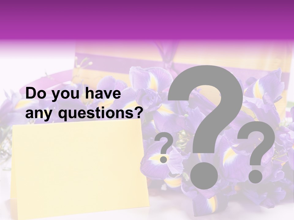 Holiday Ribbon Card PowerPoint Template