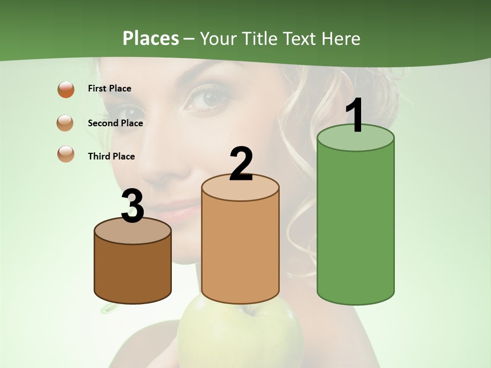 Makeup Female Girl PowerPoint Template