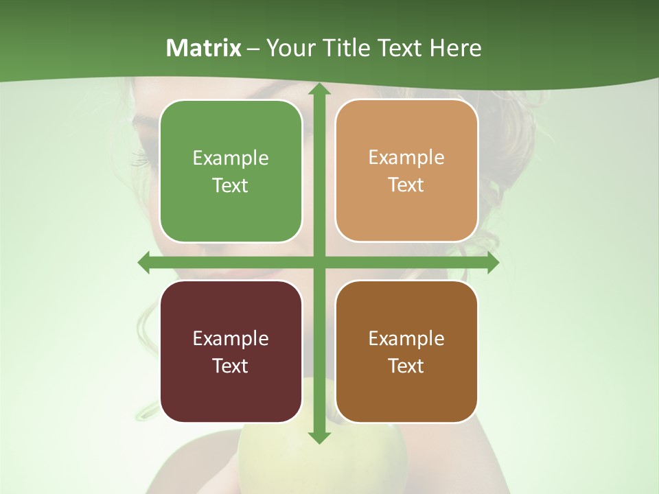 Makeup Female Girl PowerPoint Template