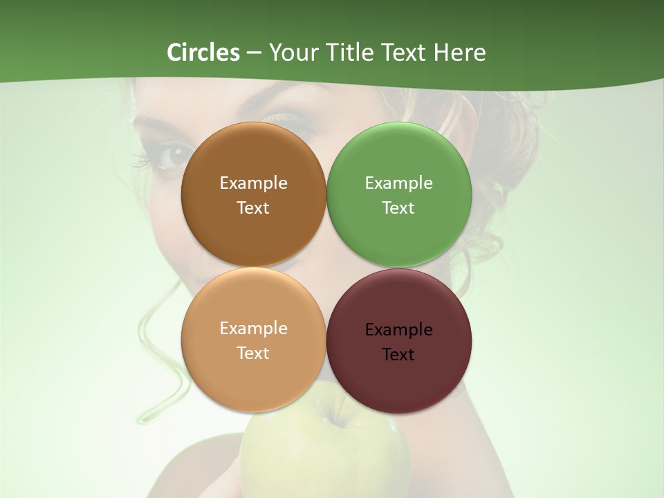 Makeup Female Girl PowerPoint Template