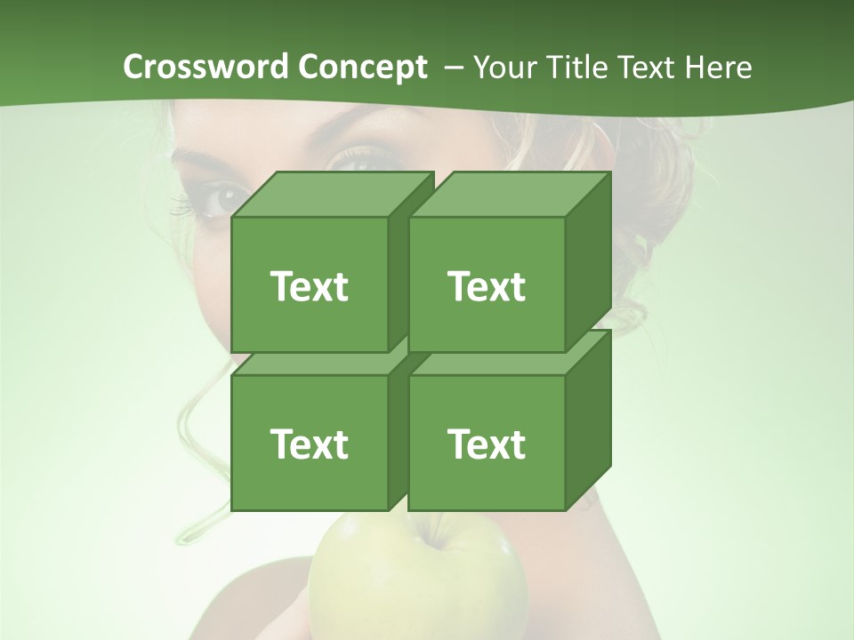 Makeup Female Girl PowerPoint Template