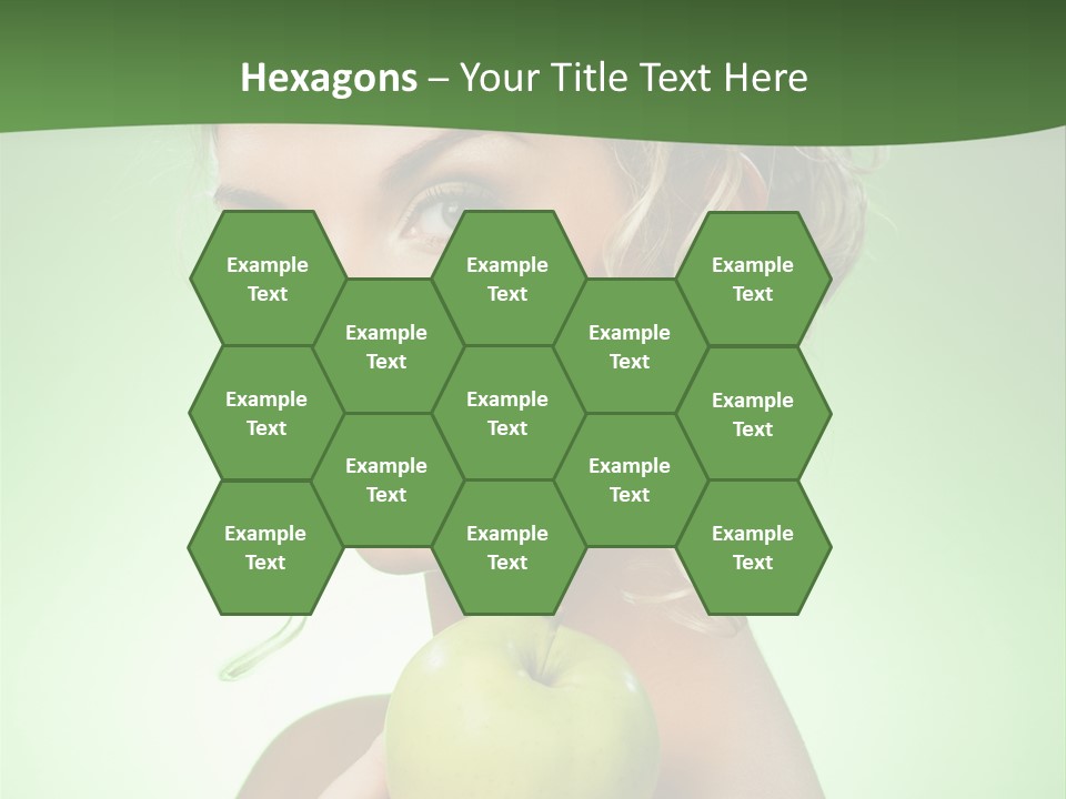 Makeup Female Girl PowerPoint Template