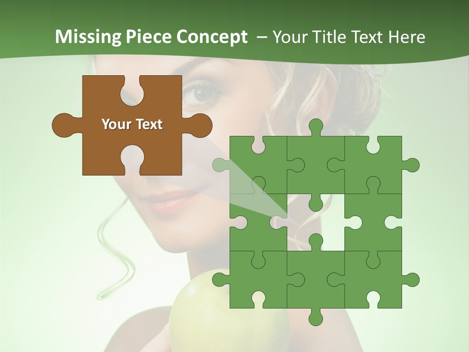 Makeup Female Girl PowerPoint Template