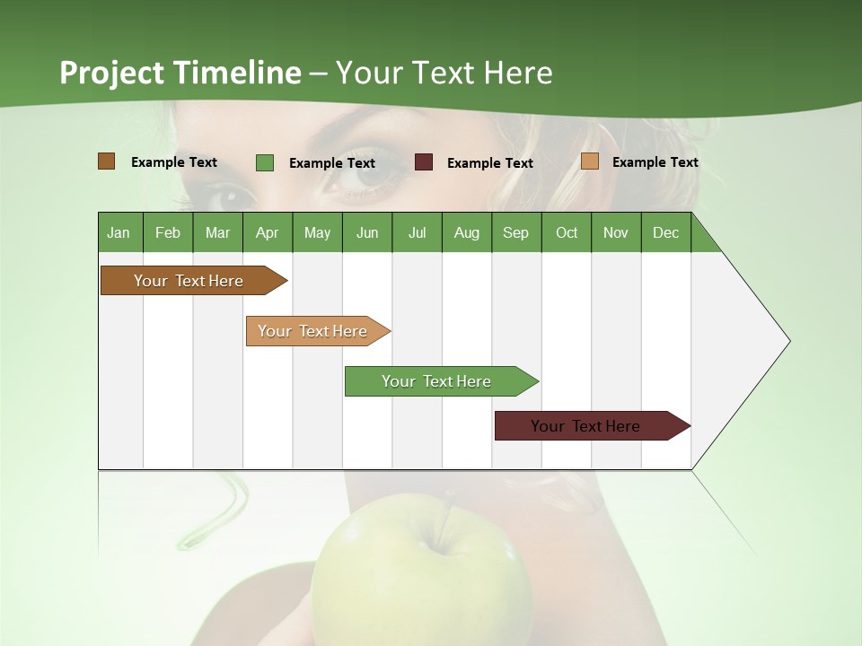 Makeup Female Girl PowerPoint Template