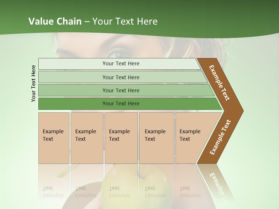 Makeup Female Girl PowerPoint Template
