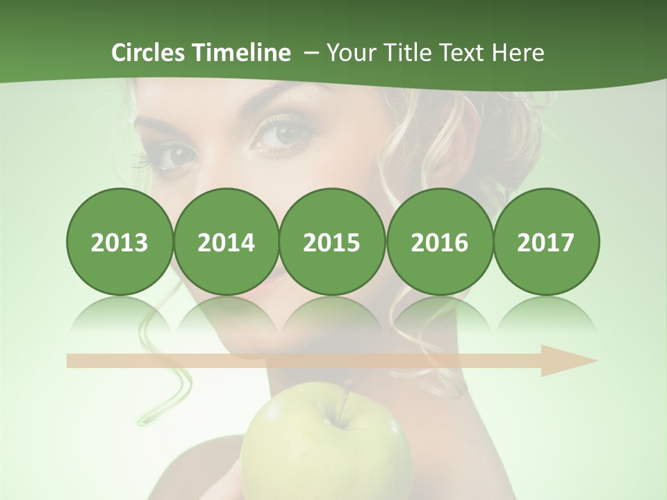 Makeup Female Girl PowerPoint Template