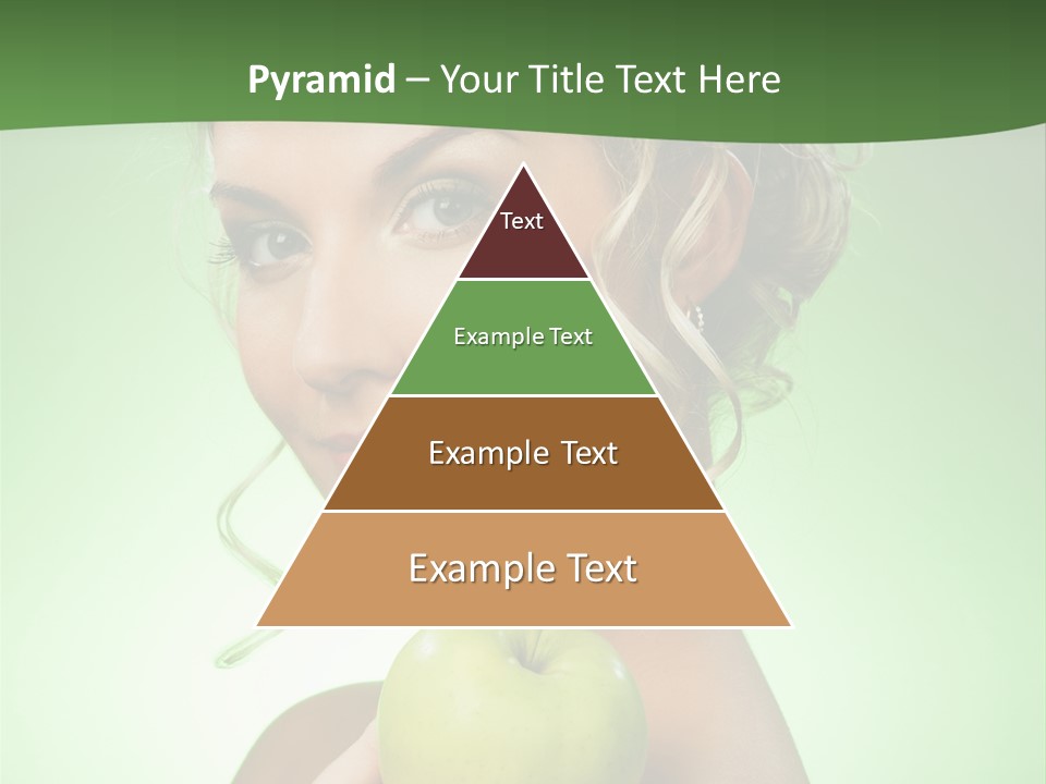 Makeup Female Girl PowerPoint Template