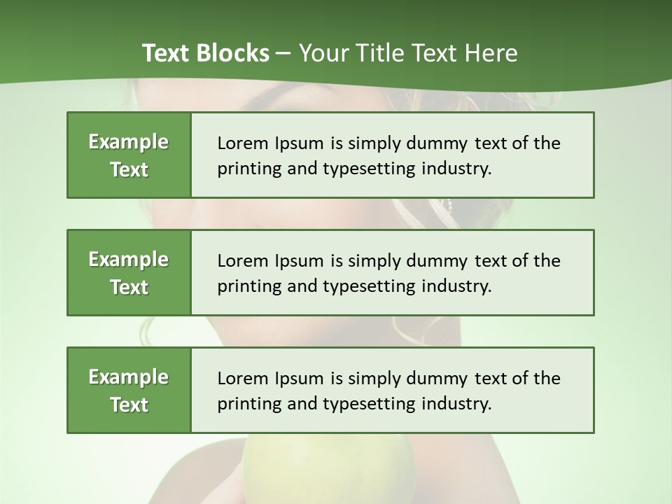 Makeup Female Girl PowerPoint Template