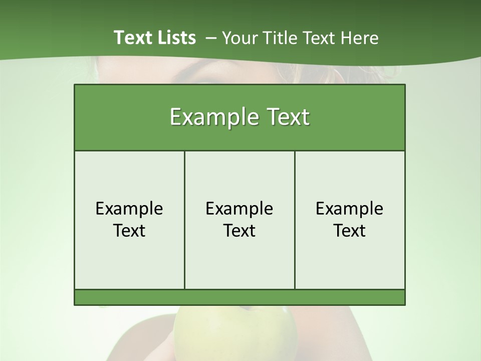 Makeup Female Girl PowerPoint Template