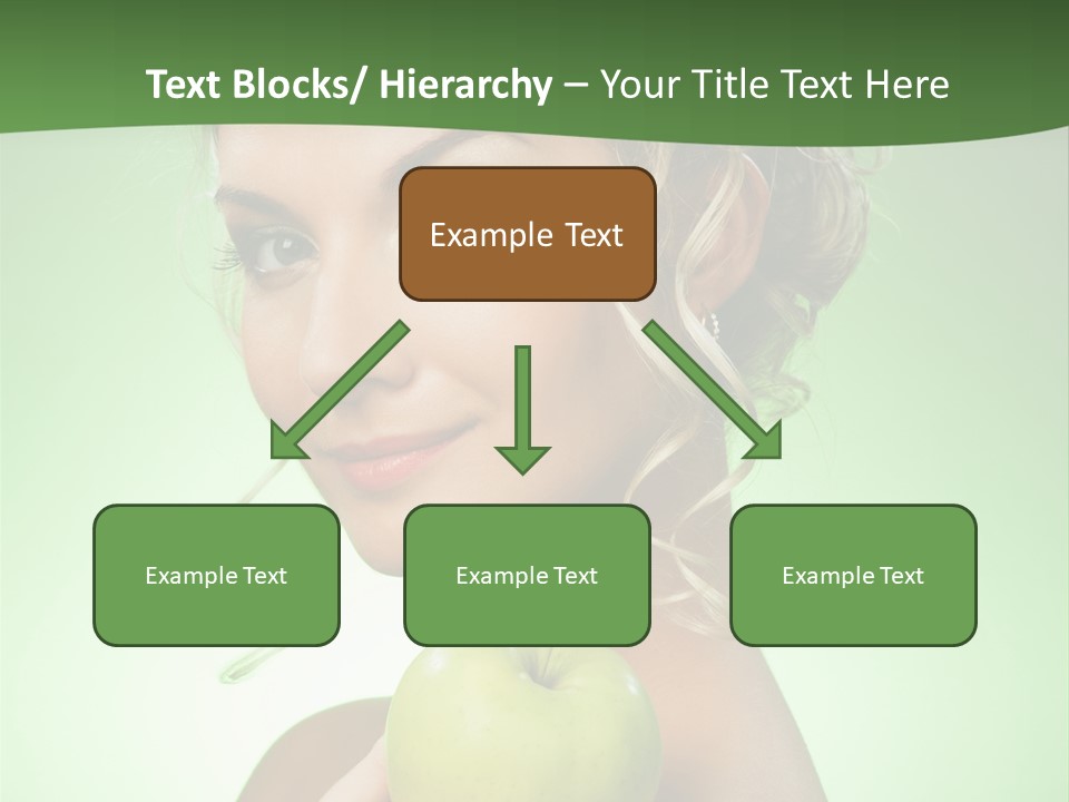 Makeup Female Girl PowerPoint Template