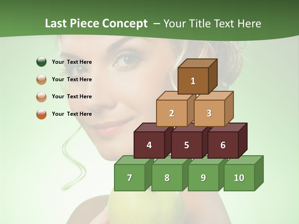 Makeup Female Girl PowerPoint Template