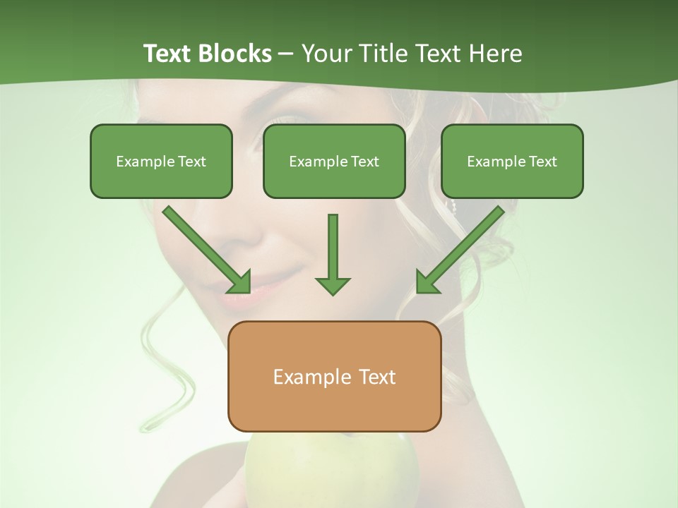 Makeup Female Girl PowerPoint Template