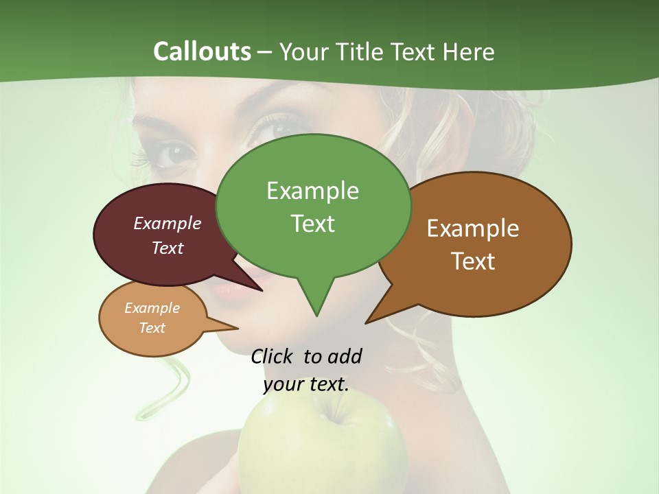 Makeup Female Girl PowerPoint Template