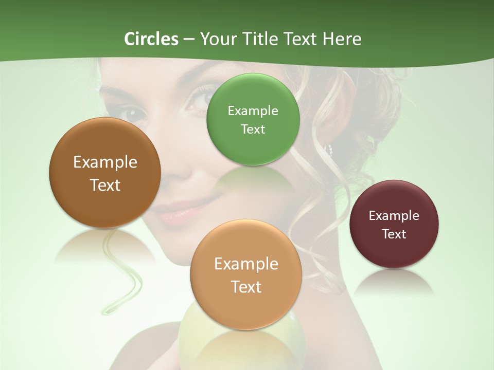 Makeup Female Girl PowerPoint Template