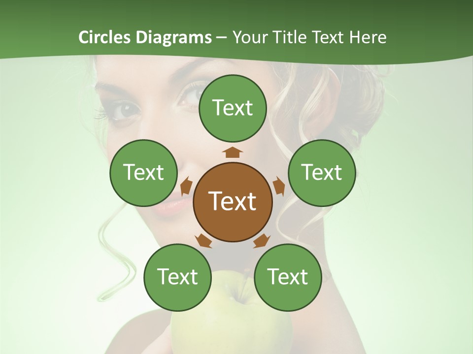 Makeup Female Girl PowerPoint Template