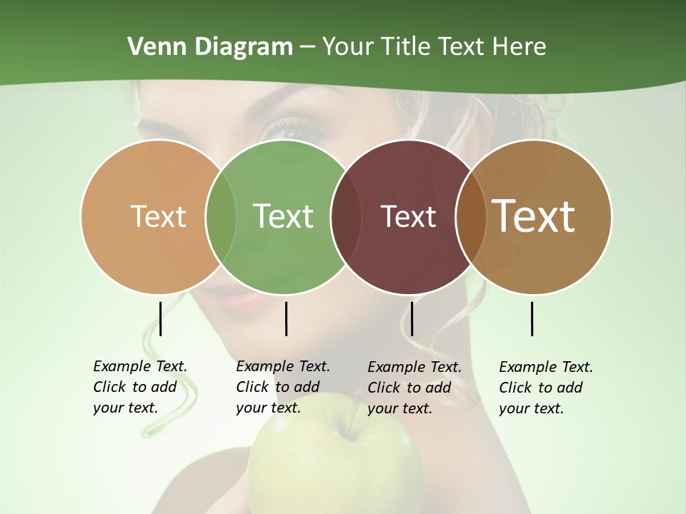 Makeup Female Girl PowerPoint Template