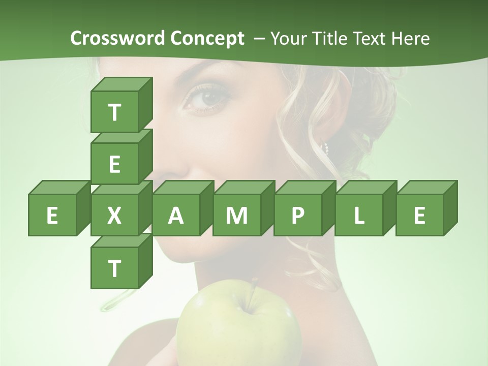 Makeup Female Girl PowerPoint Template