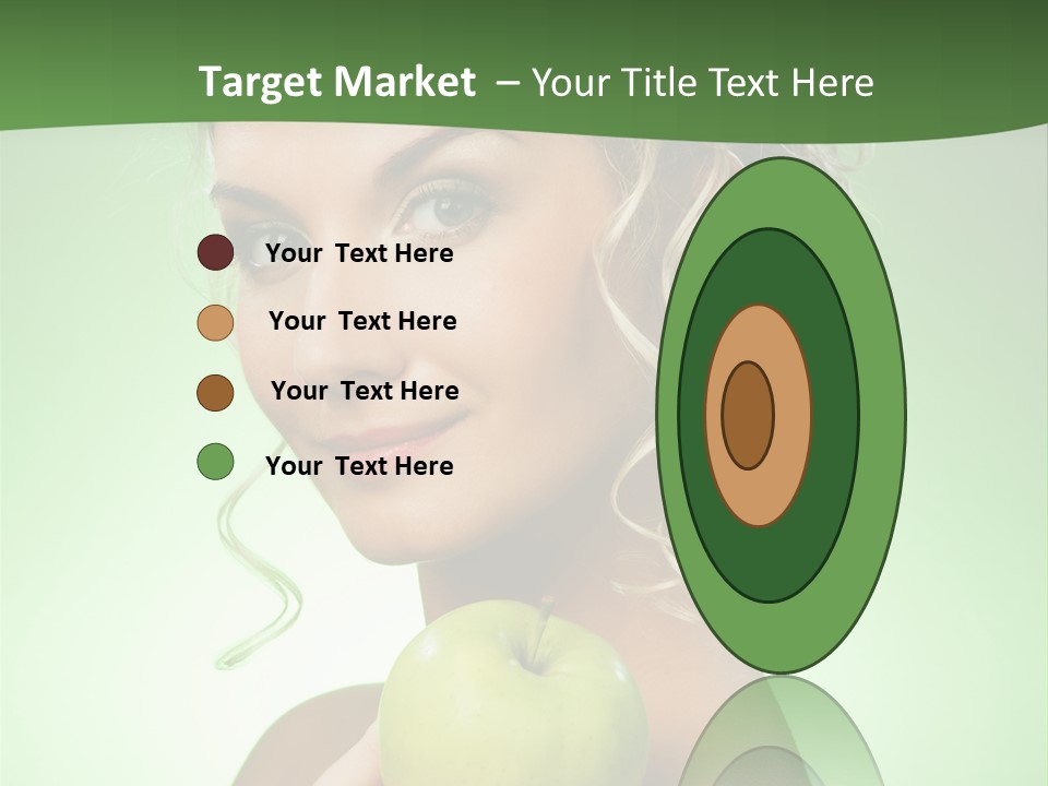 Makeup Female Girl PowerPoint Template