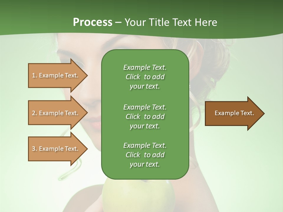 Makeup Female Girl PowerPoint Template