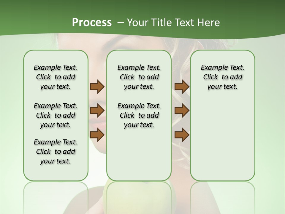 Makeup Female Girl PowerPoint Template
