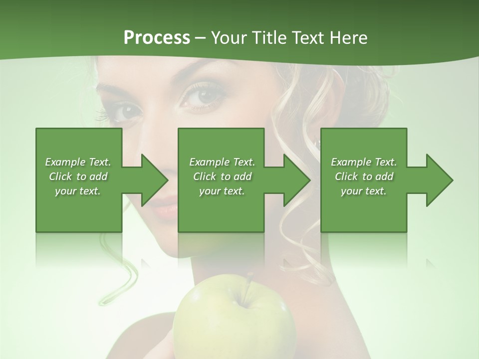 Makeup Female Girl PowerPoint Template