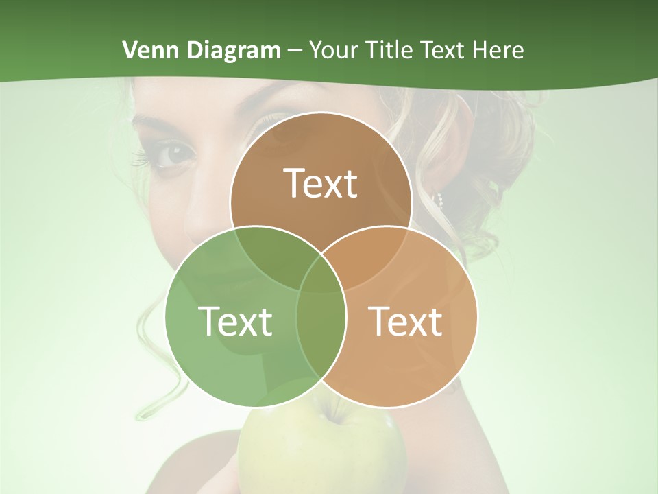 Makeup Female Girl PowerPoint Template