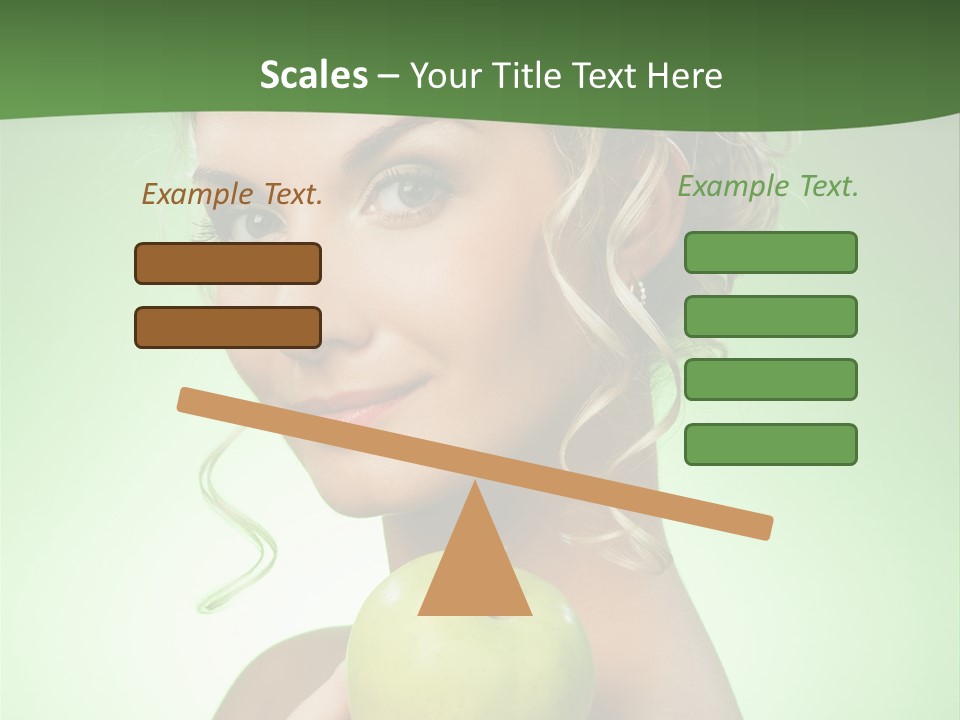 Makeup Female Girl PowerPoint Template