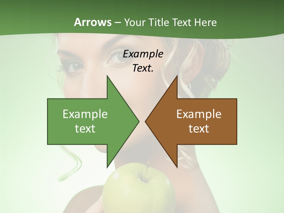 Makeup Female Girl PowerPoint Template