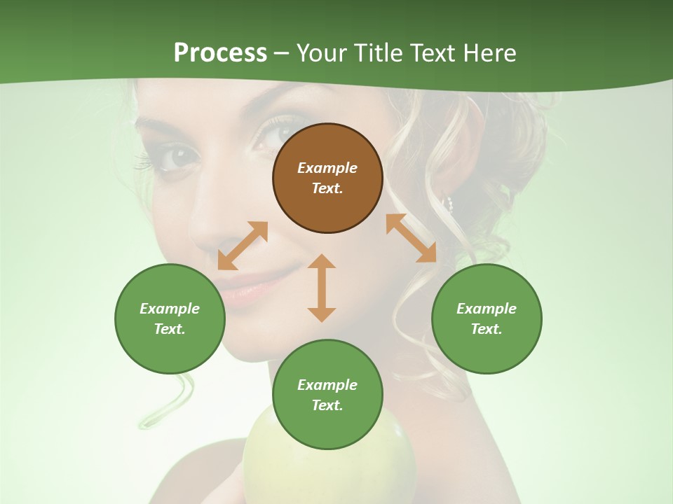 Makeup Female Girl PowerPoint Template