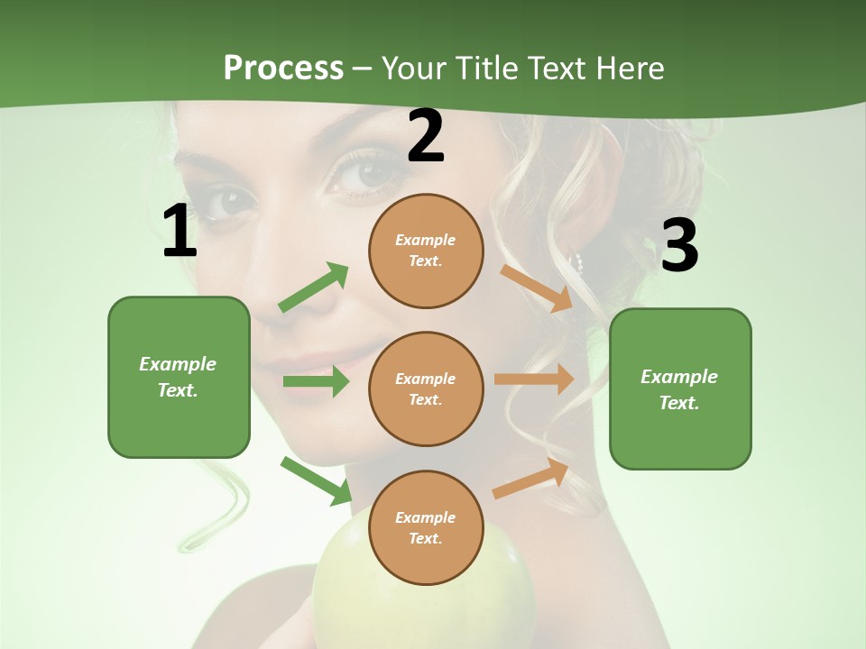 Makeup Female Girl PowerPoint Template