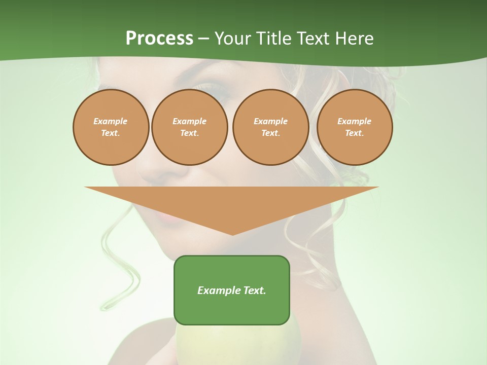 Makeup Female Girl PowerPoint Template