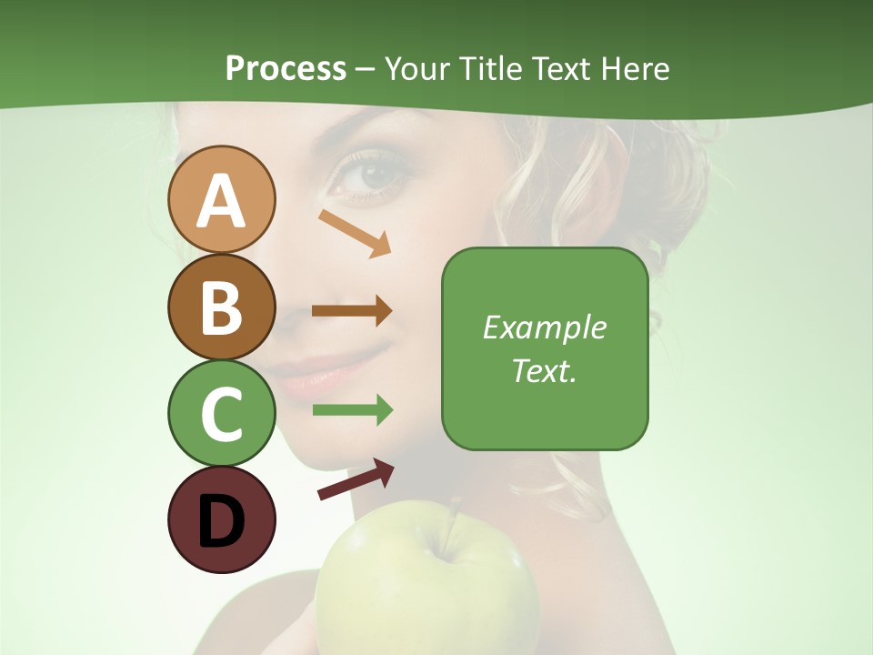 Makeup Female Girl PowerPoint Template