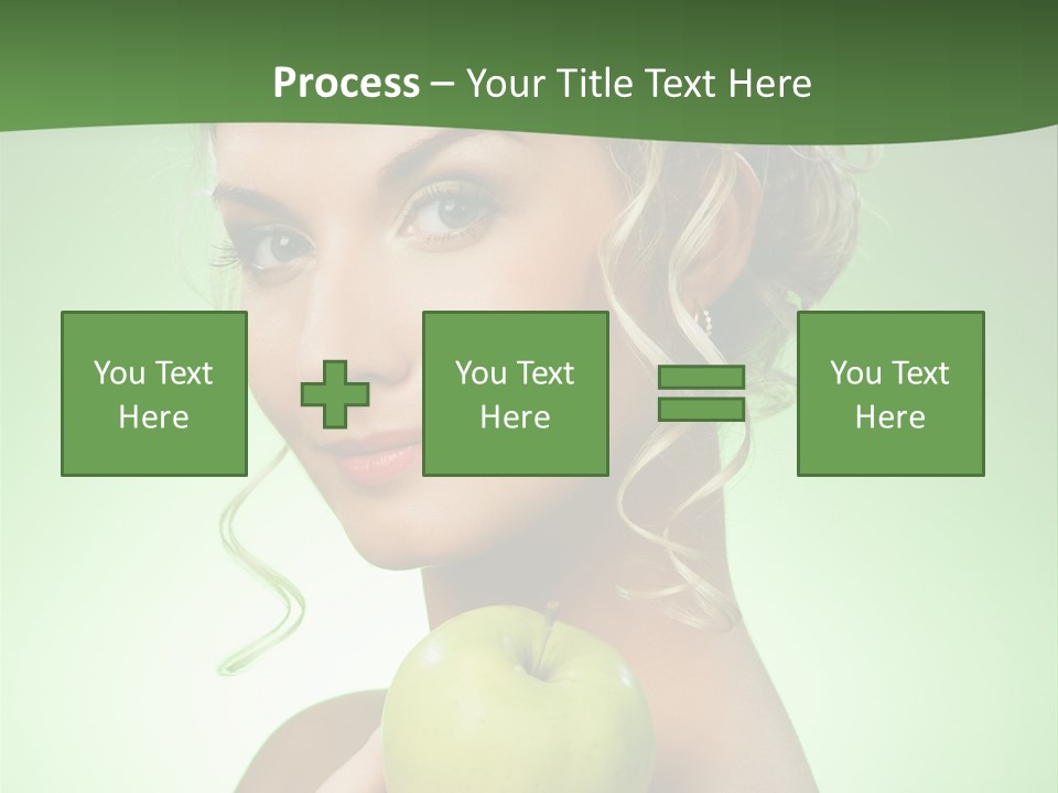 Makeup Female Girl PowerPoint Template