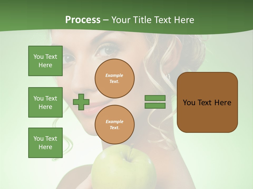 Makeup Female Girl PowerPoint Template