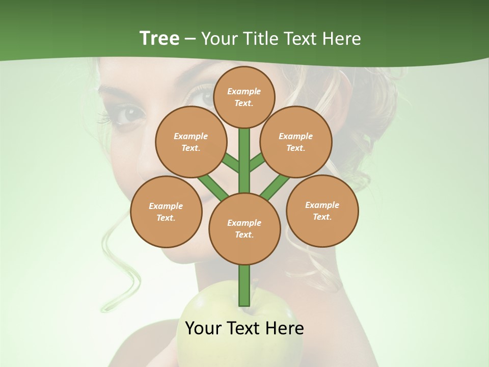 Makeup Female Girl PowerPoint Template