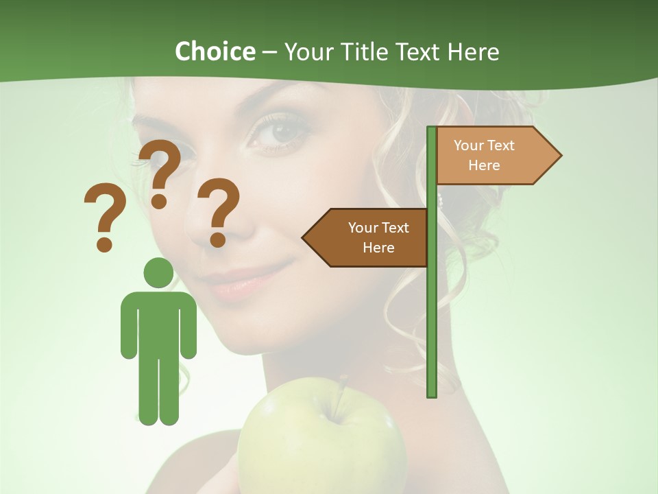 Makeup Female Girl PowerPoint Template