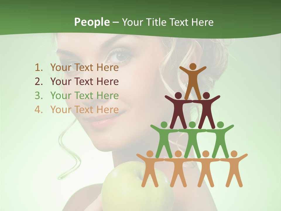 Makeup Female Girl PowerPoint Template