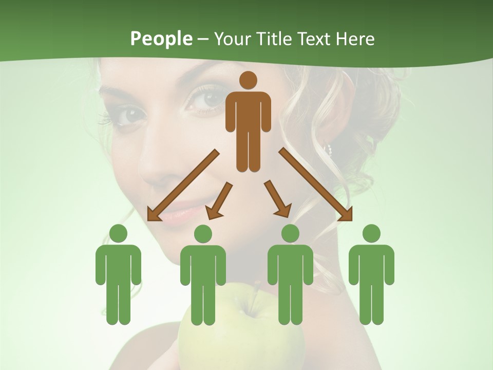 Makeup Female Girl PowerPoint Template