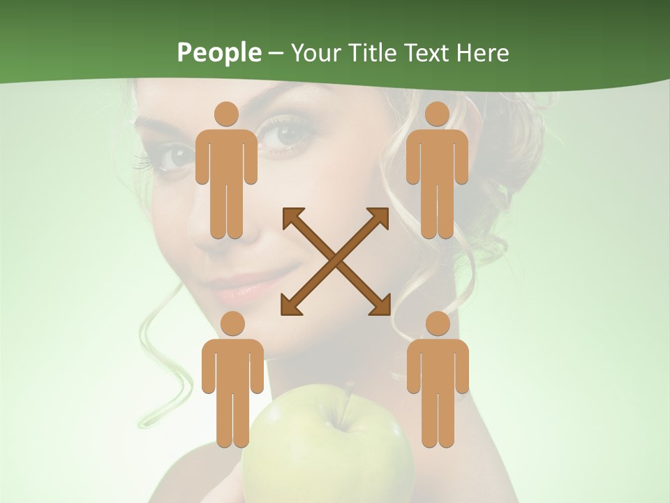 Makeup Female Girl PowerPoint Template