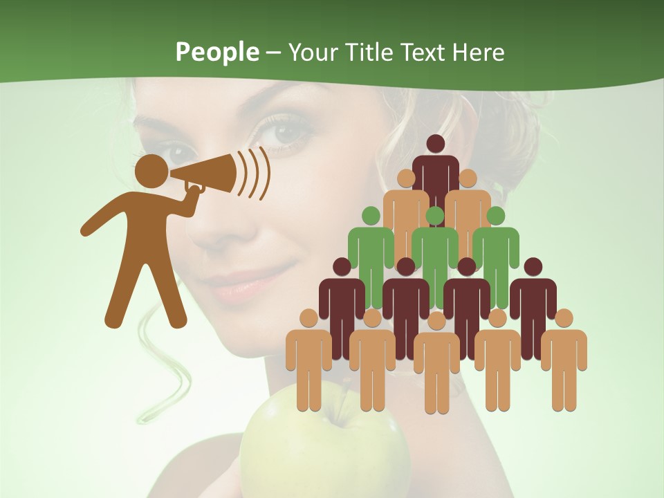 Makeup Female Girl PowerPoint Template